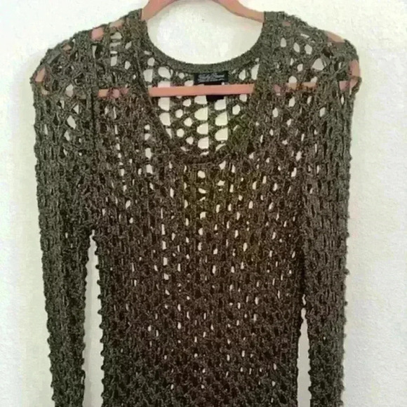Lucky Brand CrochetSweater - Great Condition - Picture 1 of 3